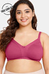 Zivame True Curv Double Layered Non Wired 3/4th Coverage Super Support Bra - Raspberry Radiance — thumbnail 1